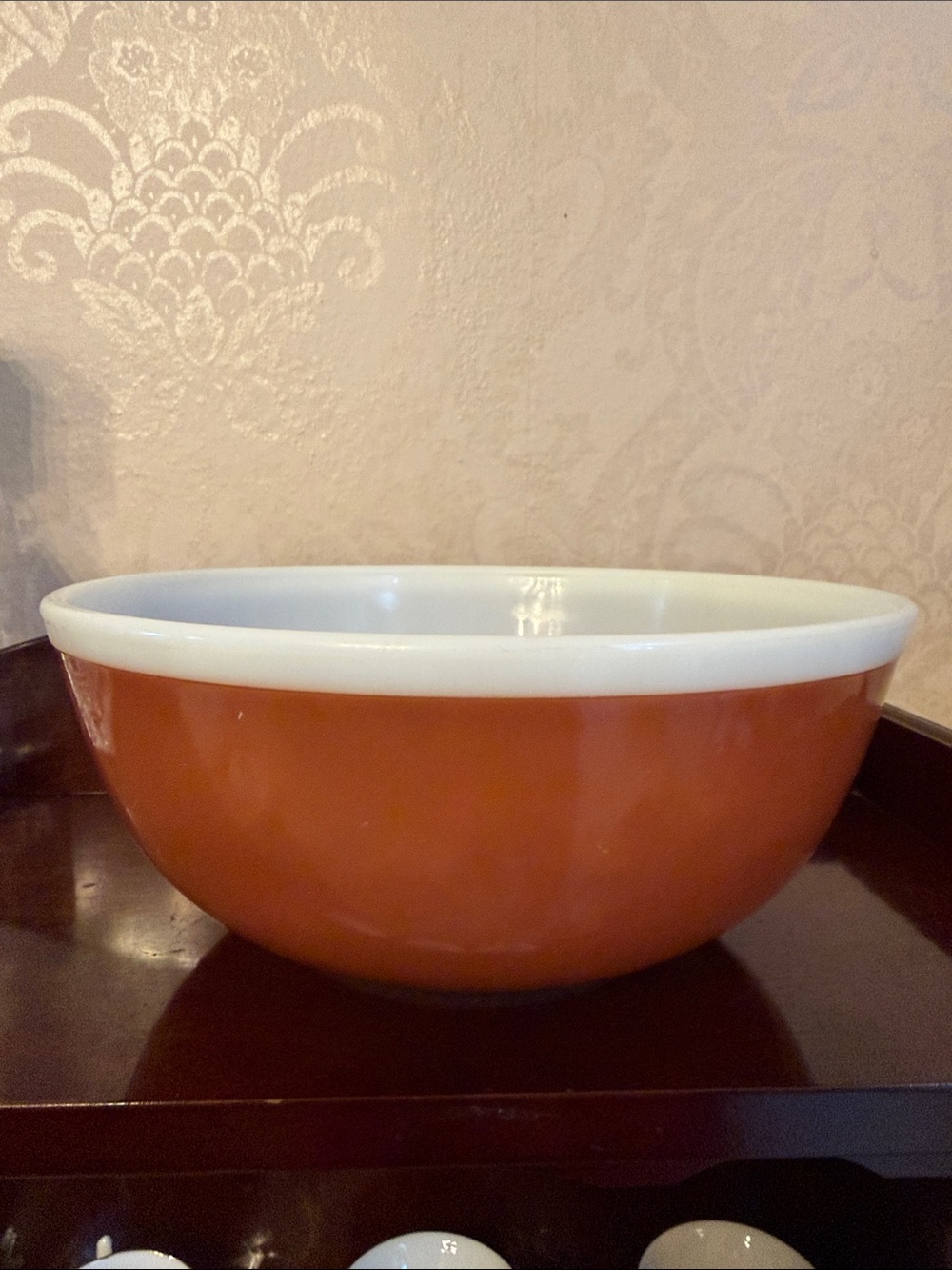 4 QT Pyrex Americana fall color mixing bowl